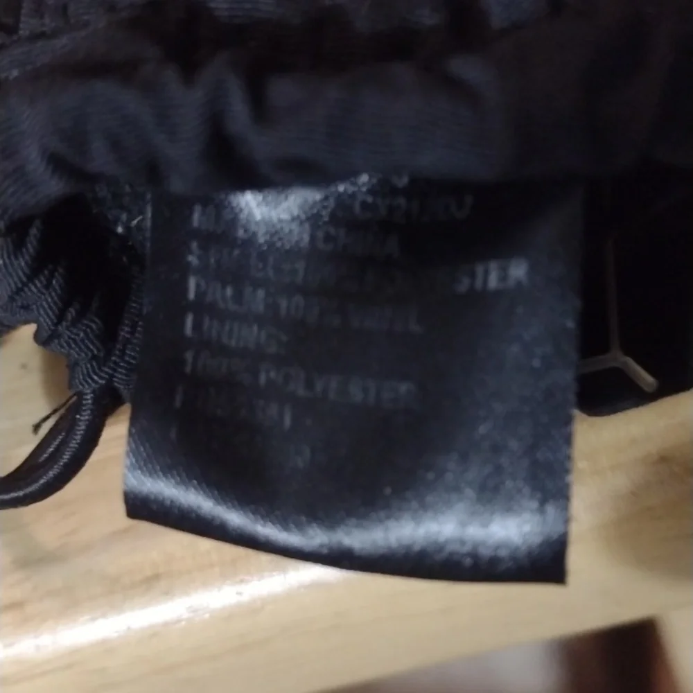 2/$15 HotFingers Black Insulated Fleece Lined Gloves Youth Small